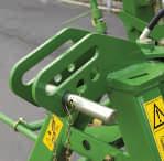 For this reason Krone mounted rotary tedders can be adjusted quickly and without tools features farmers and