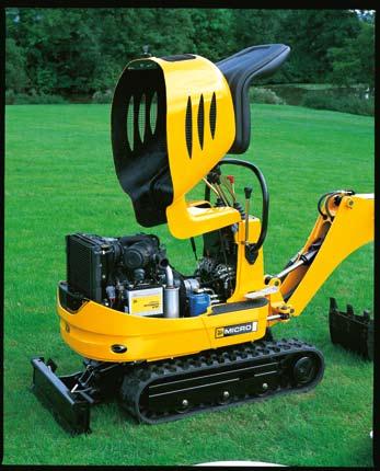 5-litre tank provides a full day s working Comfort and easy controllability allow anyone to operate the machines When you are faced with those difficult jobs in the tightest spaces, JCB Micros come