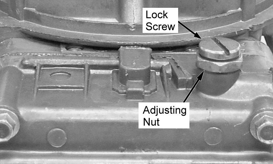 This procedure can prevent the needle from being forced up at an angle not allowing the needle to seat properly. 2. Remove the sight plug from the fuel bowl and start the vehicle. 3.