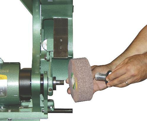 belt, for tight radius and loose belt grinding.