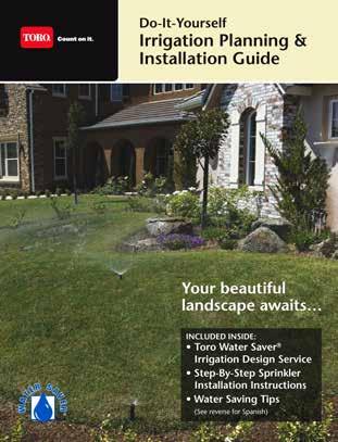 Do-It-Yourself Sprinkler and Drip Irrigation Planning & Installation Guide 25 53655-2 53850 Blue