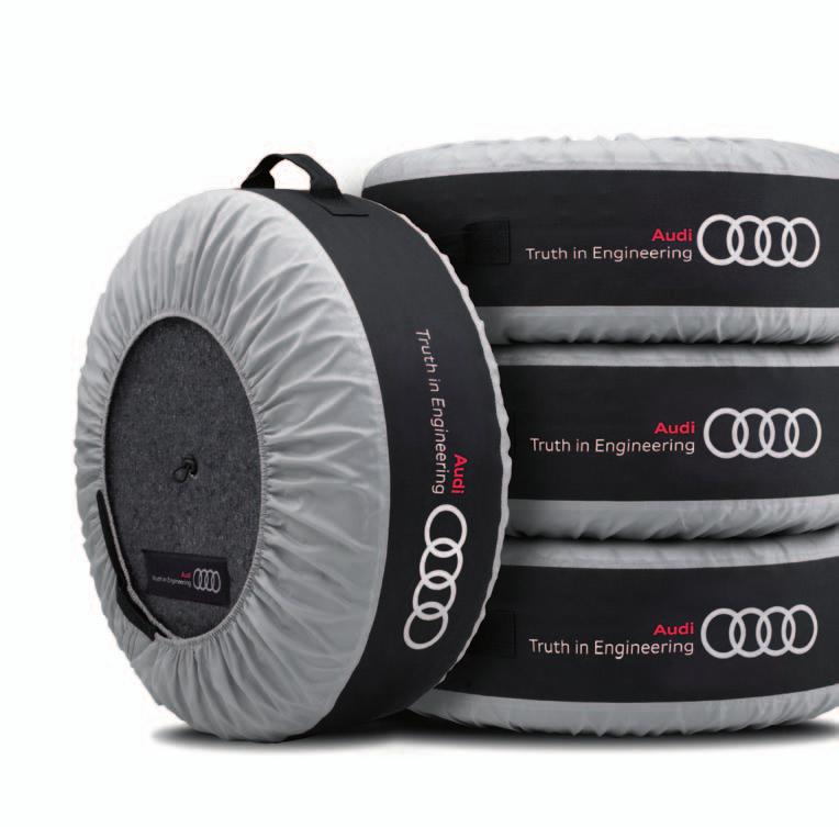 24 Q5 SQ5 Accessories AUDI GUARD COMFORT AND PROTECTION 25 Tire totes These durable
