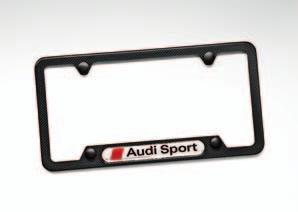 Audi Sport license plate frame 1 This attractive frame is constructed of highly durable