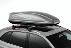 Ski and luggage carrier Ride in comfort when you stow your luggage and sports equipment in this stylish, aerodynamic carrier.