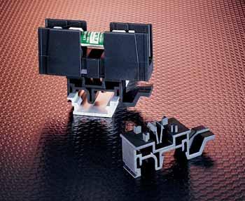 Blocks and Holders Class CC and Midget Fuse Block Accessories DIN Rail Adapters and Cover Pullers 0.750".490" 0.576" 0.770" 0.484" 0.670".