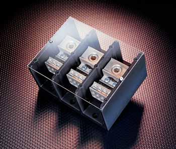 Littelfuse optional power distribution block covers provide protection against accidental shorting between poles caused by loose wires, tools, or other conductive material.