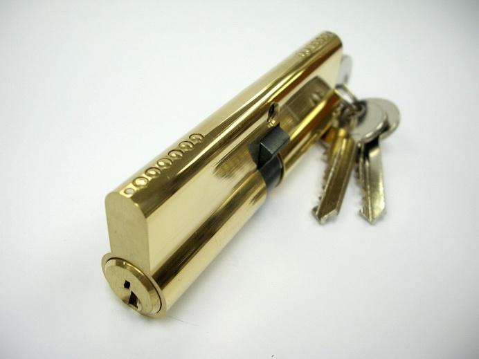 Euro Profile Cylinder Anti-drill Pins (LK5209) Brass profile body with sintered cam and 3 brass