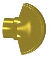 Brass extruded lock body with
