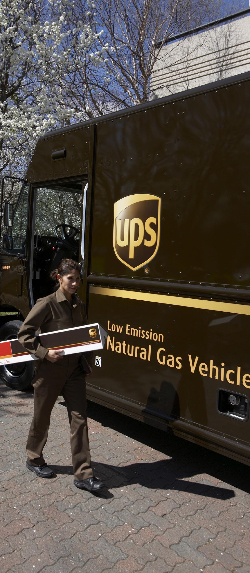 UPS Alternative Fuel and Advanced Technology Vehicles UPS operates one of the largest private alternative fuel and advanced technology fleets in the U.S. with more than 8,500 vehicles.