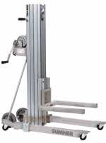 Series 2400 Lift Product Features Fits in most vans Reversible Forks Two plunger pins permit quick release of forks. Forks may be removed for storage or reversed for added height.