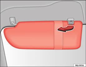 Luggage compartment light* The light is activated when the tailgate is open, even when the ignition and lights are turned off. For this reason, ensure that the tailgate is always closed.
