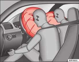 Airbag system 35 The front airbag system will not be triggered if: the ignition is switched off there is a minor frontal collision, there is a side collision, there is a rear-end collision the