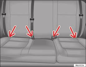 48 Child safety Securing child seats Ways to secure a child seat A child seat can be secured differently on the rear seat and on the front passenger seat.