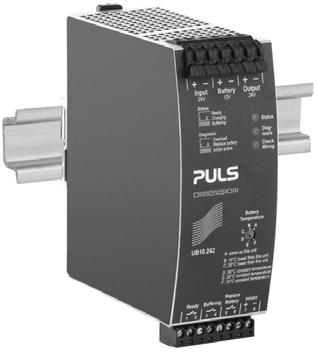 UB1.242 DCUPS CONTROL UNIT Requires Only One 12V Battery for a Output Allows Batteries Between 17Ah and 13Ah Battery Charging with Temperature Tracking Stable Output Voltage in Buffer Mode Superior