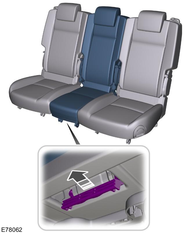 Seats REAR SEATS WARNINGS When folding or unfolding the seats, take care not to get your fingers caught between the seatback and seat frame.
