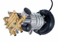 PUMPS AXIAL PUMPS, REPAIR KITS AND TOOLS Kärcher s commercial-duty 3-piston axial pumps are simple, efficient, and very reliable and have fewer moving parts compared to crank-case and piston type