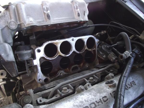 Also remove the several hoses from the connections on the plenum and throttle body.