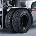 Dual Tires Dual drive tires are available for enhanced stability when high load lifting is required.