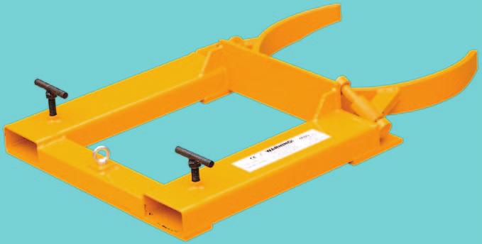 ensures safe secure drum transport Grip head has different position to fit different heights Easily operated, extremely