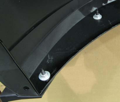 With an assistant holding the front splitter in position, install eight (8) M6 bolts (11-357-0269) and