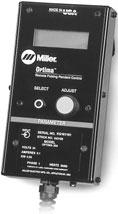 Use this control with the XMT 34 CC/CV power sources and any Miller wire feeder, including automatic feeders and
