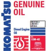 The KES concept The table below illustrates how KES is applied to Komatsu Genuine diesel engine oil to not only meet all standards like API CD, JASO DH-1/DH-2, and also surpass them with added