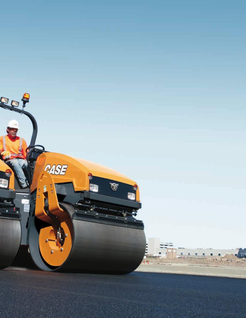 Flat-Out Amazing Easy to operate, easy to maintain and easy on the operator, CASE asphalt compaction equipment is built for the daily grind without the daily grief.