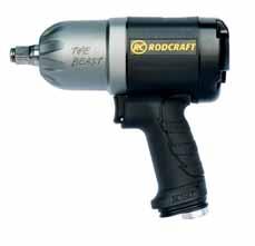 12 www.rodcraft.com IMPACT WRENCH 1/2" RC2235 895086 RC2257 89500037 RC2277 895005 Model RC2235 Anvil 1/2" Working Torque 220 Nm Max Torque 300 Nm Speed 7400 min -1 Weight 1.