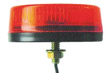 J-0-RK round sealed light with rubber mounting grommet & plug-in pigtail grommet Plug-in