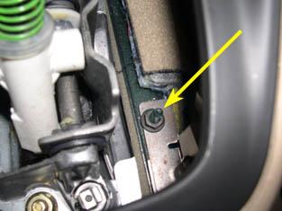 31. The lower center console sits directly above the nut, so a flex-joint socket or something similar is needed to