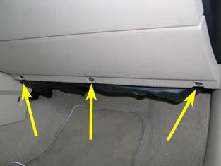 Pull the glove box out and disconnect the microswitch for the glove box light from near the driver's side
