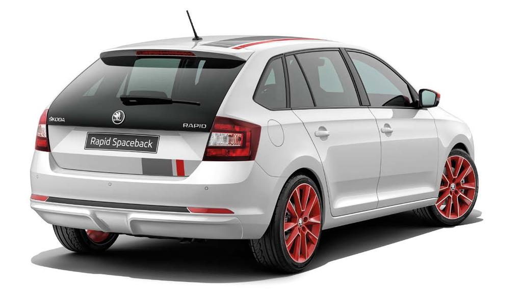 9 8 SPORT & DESIGN The new ŠKODA RAPID SPACEBACK is a car that creates excitement.