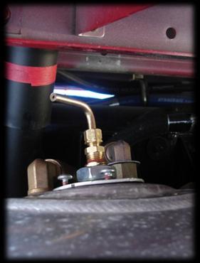 Fuel Pump Harness. Measure and cut fuel pump harness wires to appropriate length.