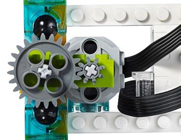 Build with WeDo 2.0 Base Models Exploration Name of the Part: Gear A gear is a toothed wheel that rotates and makes another part move.