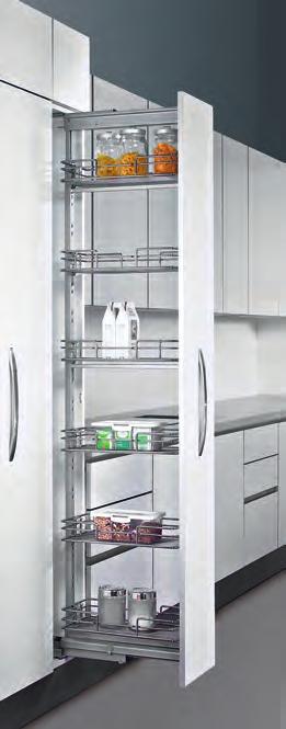 all storage space in a high cabinet.