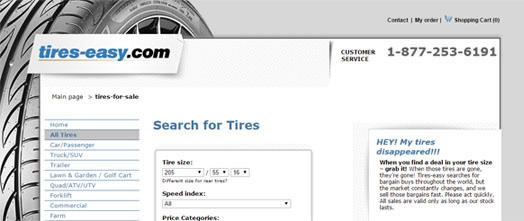 ONLINE TIRE RETAILERS These days, online is where many searches begin, so it s not surprising that there are several online tire options.
