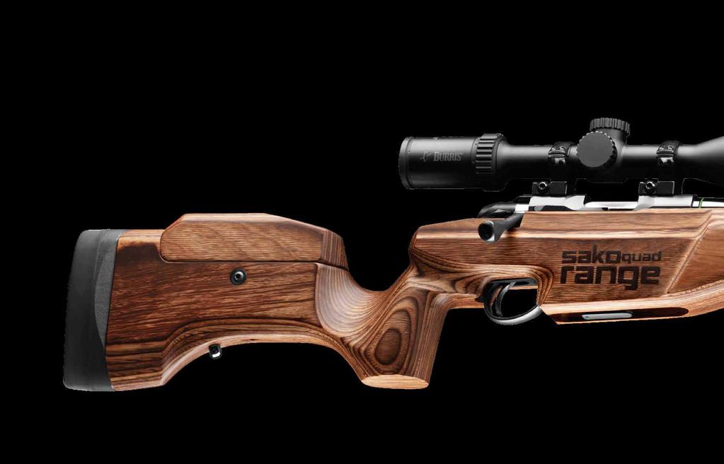 QUAD RANGE The Sako Quad Range model is an extremely versatile rimfire rifle that can accompany you on a small game