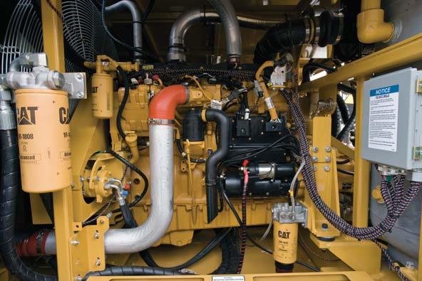 Power Group Delivers Efficiency The MD5075 Power Group delivers fast cycle times and maximum efficiency with its generous engine horsepower, air capacity, and optimal temperature management.