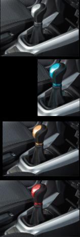 00 DDiS, manual only Interior Personalisation 990E0-54P37-TUR Leather gear knob - black w/turquoise anodised aluminium plate & stitching, 6 speed, M/T 98.67 118.40 0.1 6.60 125.