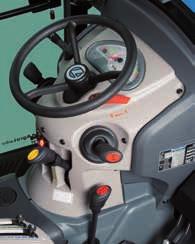 KEY FEATURES & BENEFITS FOUR-POST CAB WITH ALL-ROUND VISIBILITY FOR THE STD
