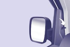 Mirrors and windows 91 MIRRORS AND WINDOWS Electric folding MIRRORS If fitted on your vehicle, the mirror is supplemented by a nd lower mirror.