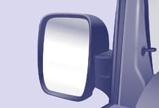 Electric door mirrors - Move switch A to the right or to the left to select the corresponding mirror. - Move knob B in all four directions to adjust. - Return switch A to the centre position.