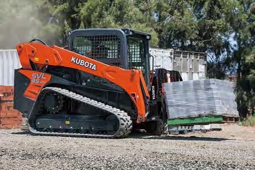 VERSATILITY With a wide variety of attachments available*, Kubota Compact Track Loaders are the most versatile machine on your jobsite.