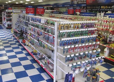 The clean showroom and counter Carquest provides overnight shipping and three shuttles a day to store welcoming for trade and retail design helps makes the Orangeville Orangeville. customers alike.