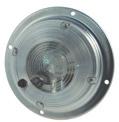 04A Pigtail: 68170 Lens: White 91101 6" SURFACE MOUNT DOME LAMP WITH SWITCH Surface mount lamp Perfect for use as a compartment lamp Popular lamp for bus and RV applications Separate ground wire Not