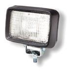 9A 64621 64611 W O R K L I G H T I N G 4 X 6 RECTANGULAR RUBBER WORK LAMP Lamps maintains structural integrity through