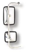 Mirrors Rétroviseurs Espejos 179 SPLIT MIRROR Swing-away feature with detent Fits right or left side Top mirror