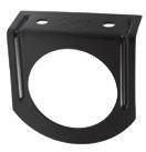 Gray 90º ANGLE MOUNTING BRACKET FOR 2" AND 2 1/2" ROUND LAMPS Baked black enamel finish Grommet required for mounting 2 1/4 mounting