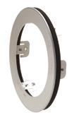 GROMMET FOR 4" ROUND LAMPS For open installations where splash plate is not used Requires a