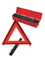 Reflectors Réflecteurs Reflectantes 225 TRIANGLE WARNING KIT Reflective up to 1/2 mile Exceeds legal